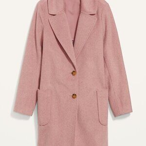 Old Navy Women's Pink Paradigm Soft- Brushed Over Sized Coat. Size Large